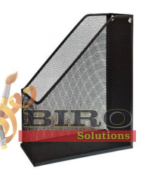 Boxa verticala din metal, tip plasa, neagra